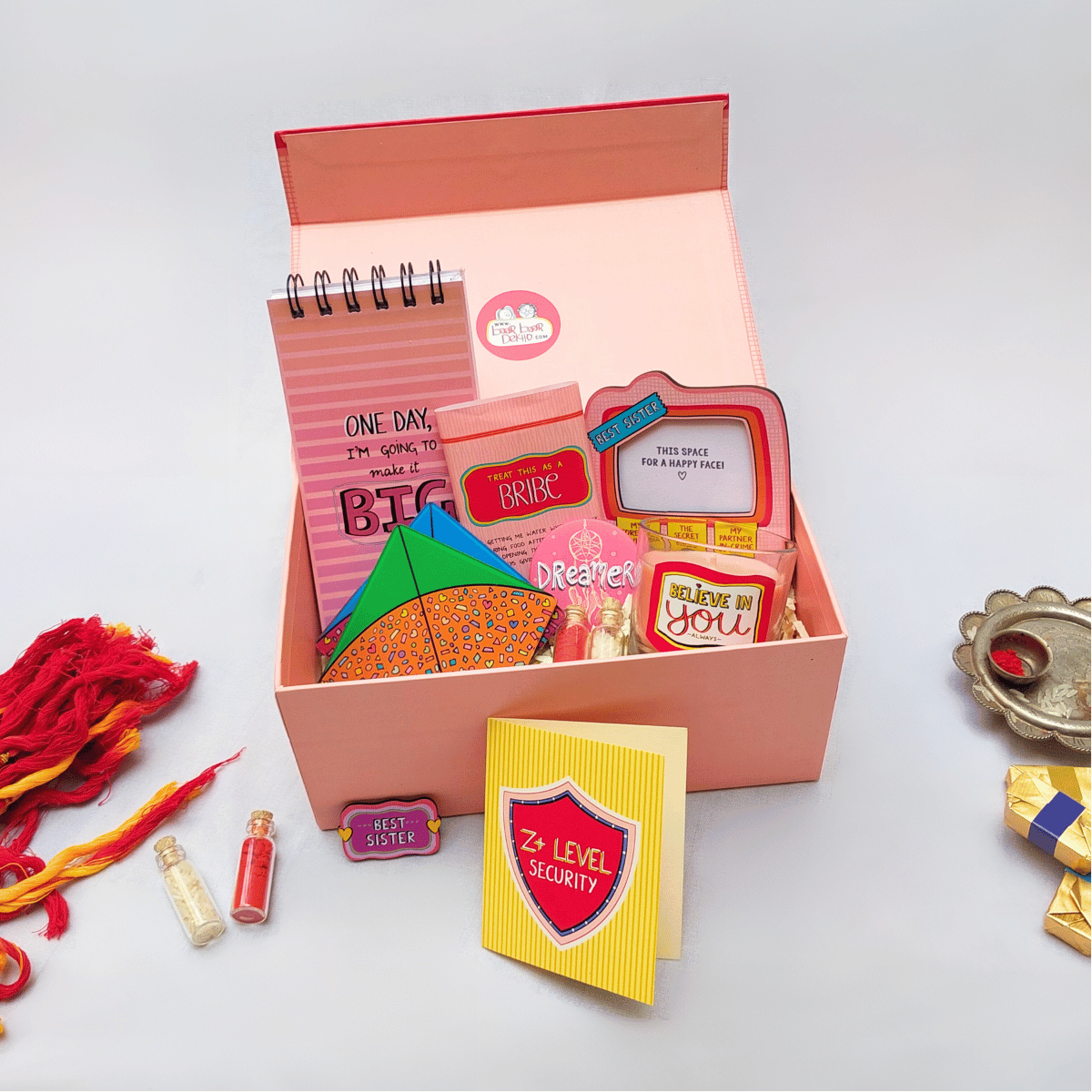 'Your Sister will love it' Hamper! - Rakhi Gift Box for sister Baar Baar Dekho