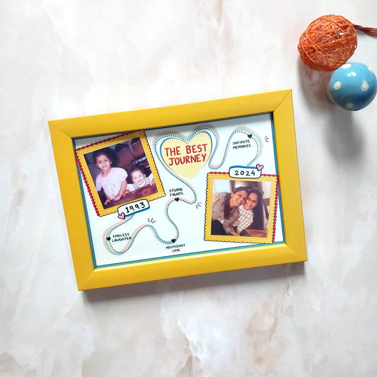 'TIME TRAVEL' Personalised Frame - Gift