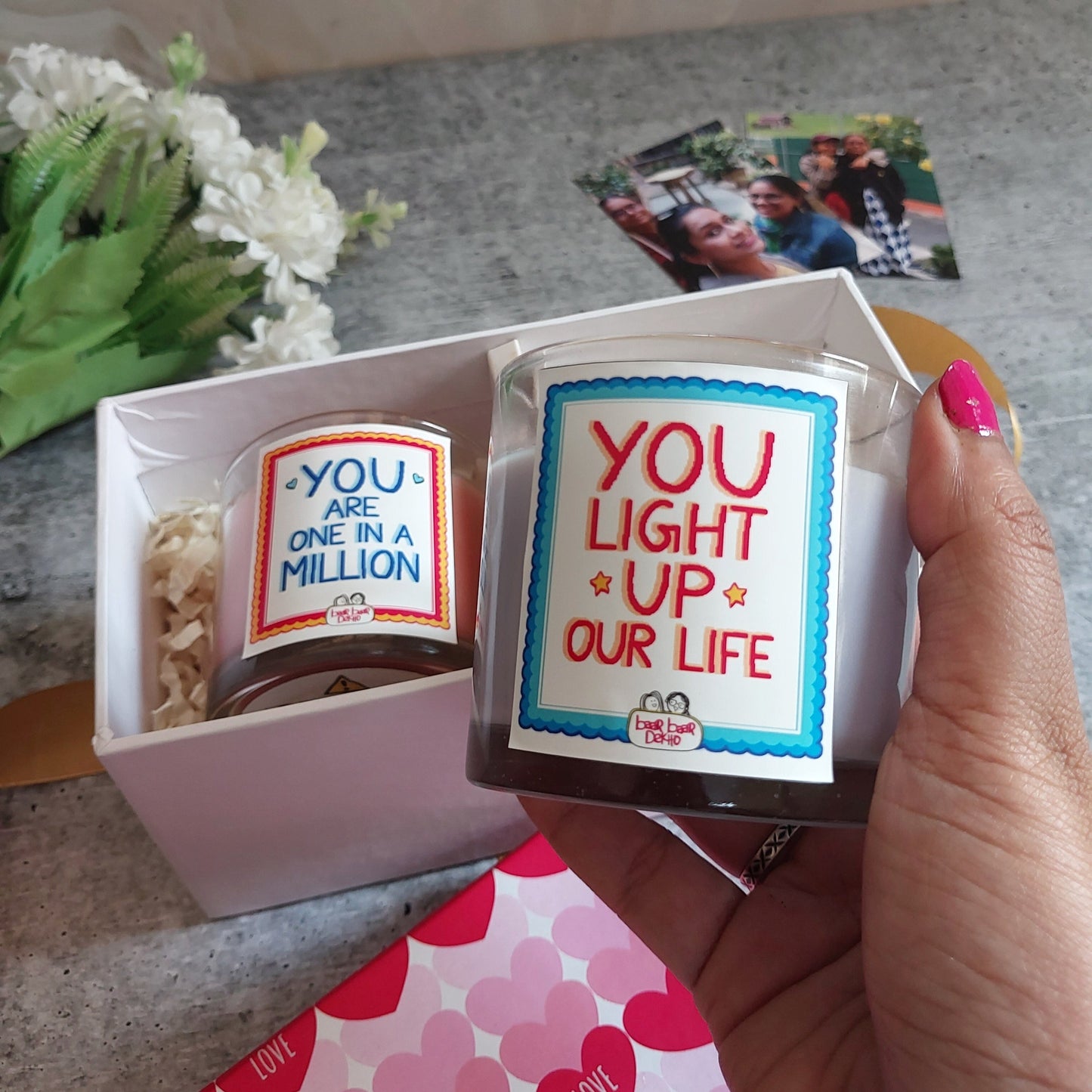 Fragrance of Love - Scented Candles Gift Box Baar Baar Dekho