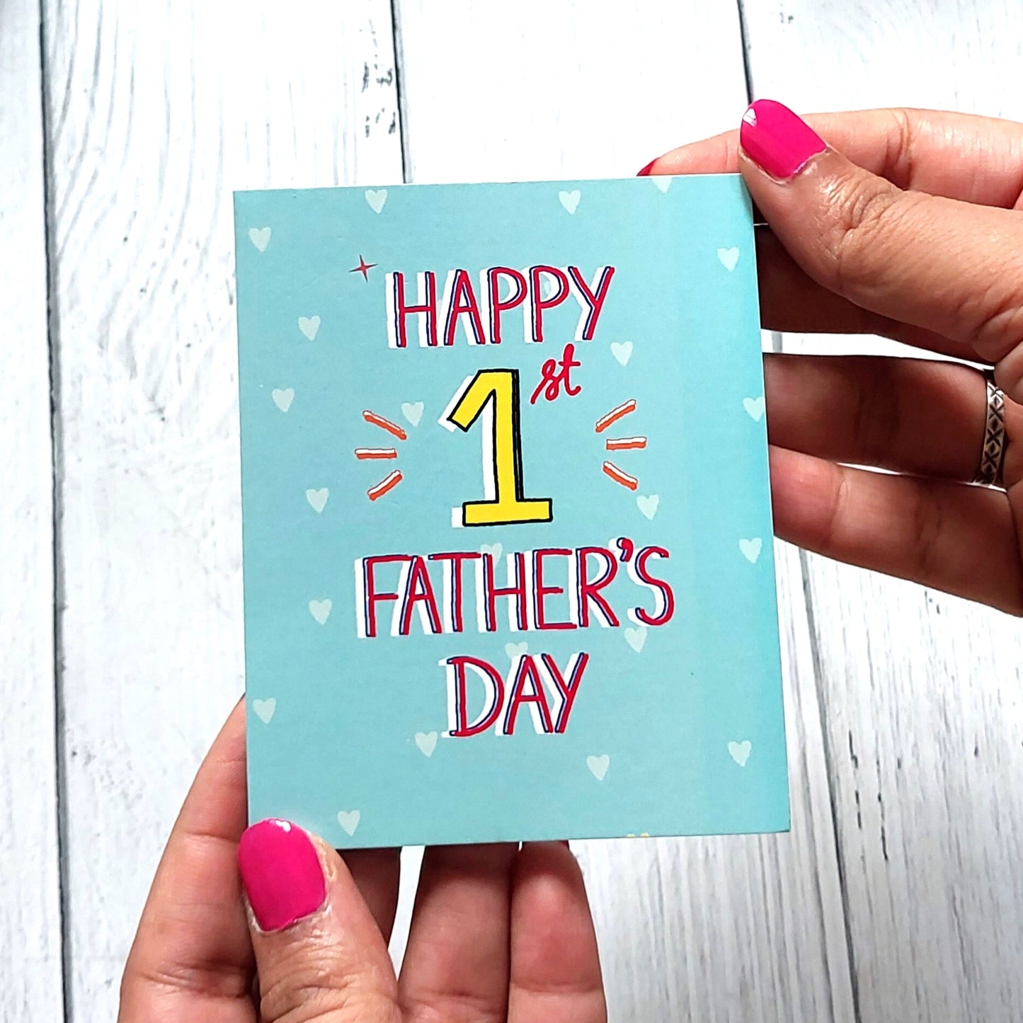 Happy 1st Father's Day! - Father's Day Greeting Card for New Dads
