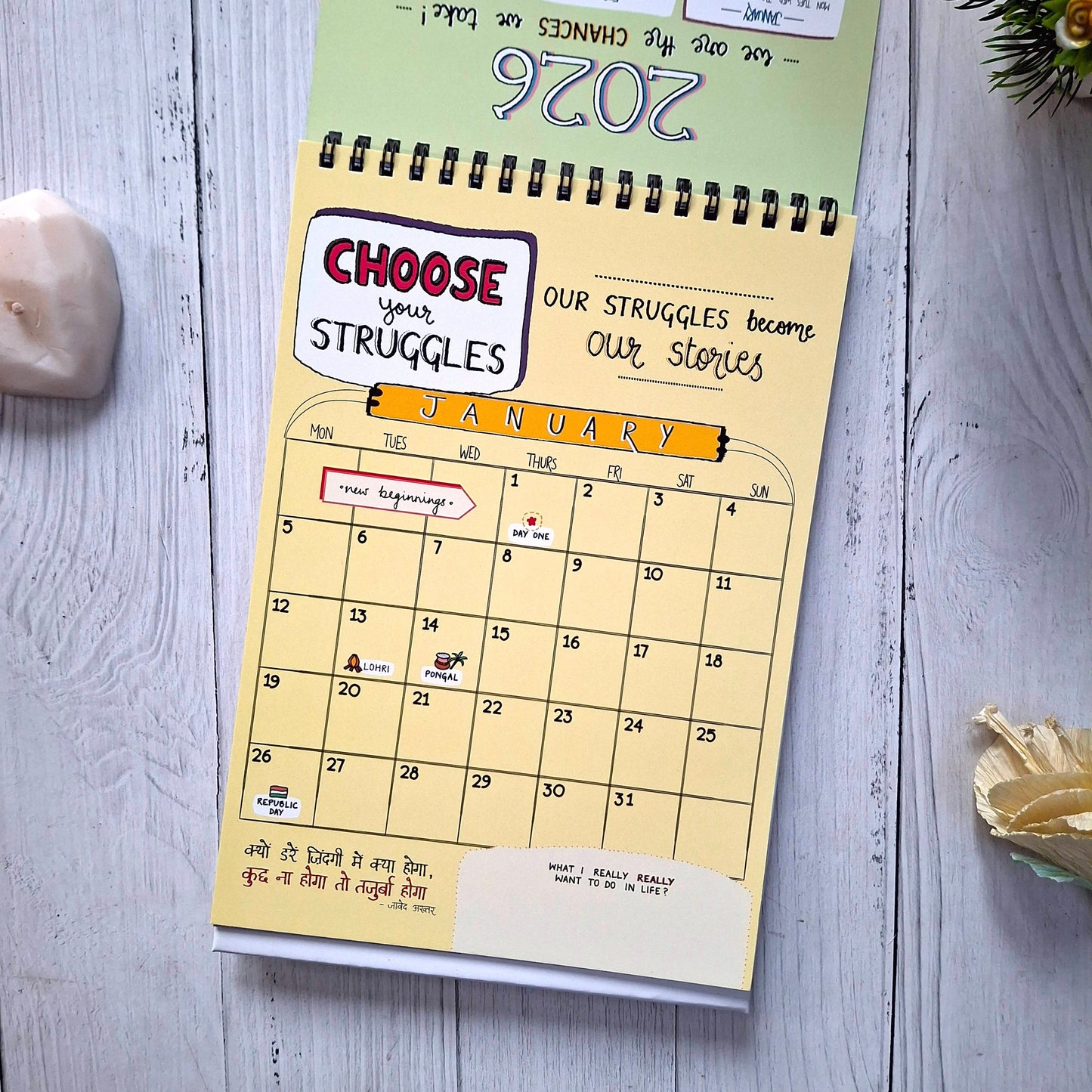 Take the Leap - 2026 Calendar with Launch Freebies Baar Baar Dekho