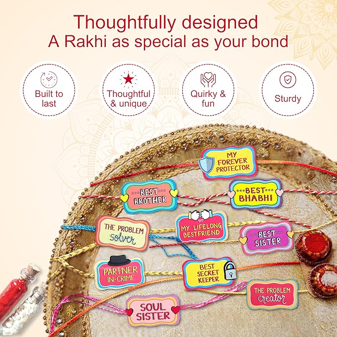 Combo of 9 - Rakhi