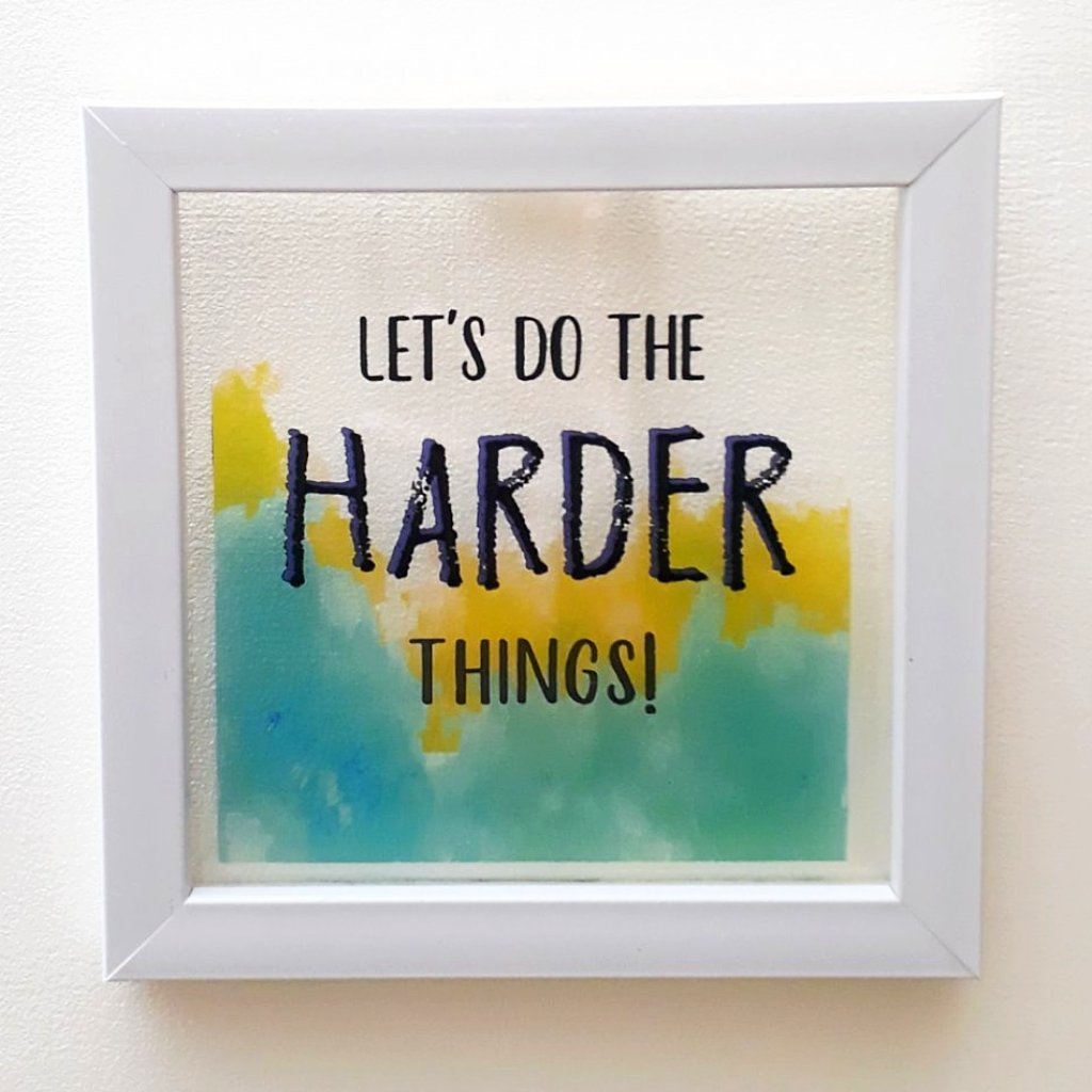 Harder Things! - Floating Frame