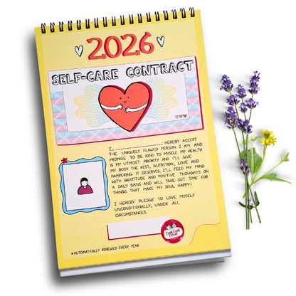 Self-care Contract - 2026 Calendar with Launch Freebies