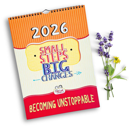 Small Steps, Big Changes - 2026 Wall Calendar with Launch Freebies