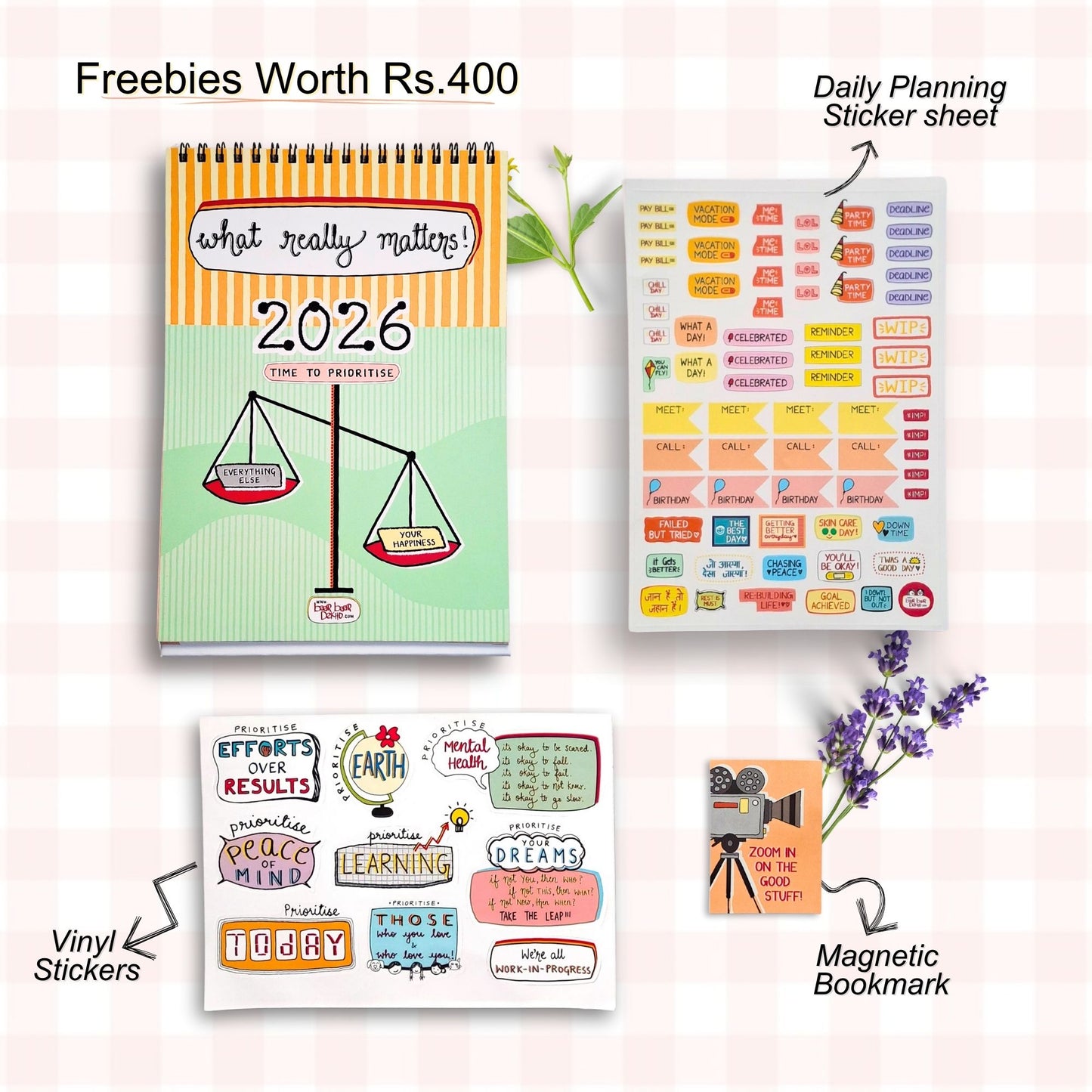 What Really Matters - 2026 Calendar with Launch Freebies