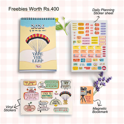 Take the Leap - 2026 Calendar with Launch Freebies