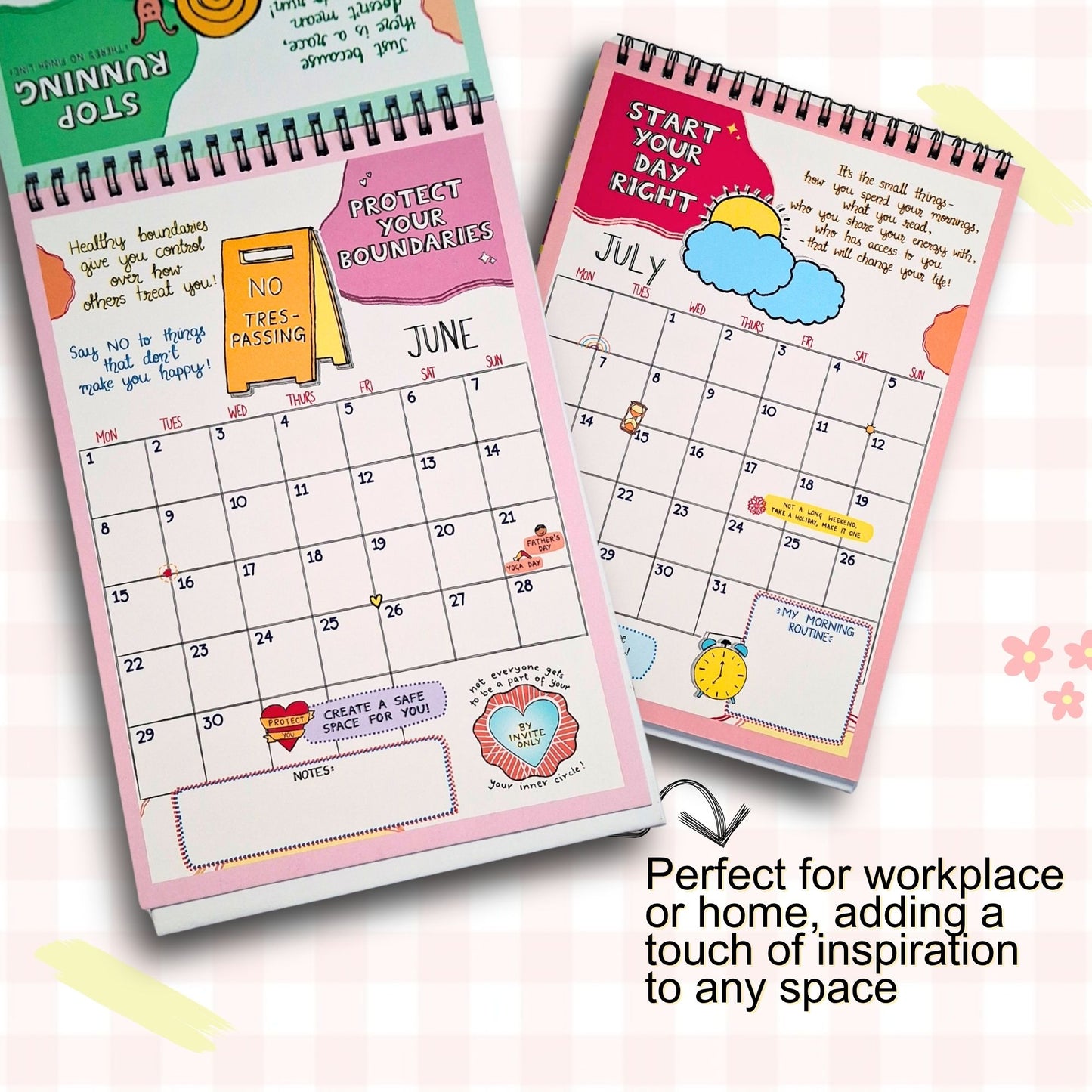 Self-care Contract - 2026 Calendar with Launch Freebies