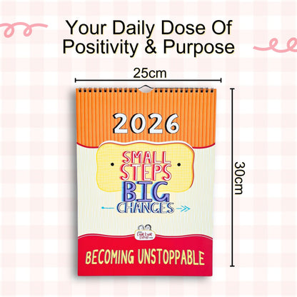 Small Steps, Big Changes - 2026 Wall Calendar with Launch Freebies