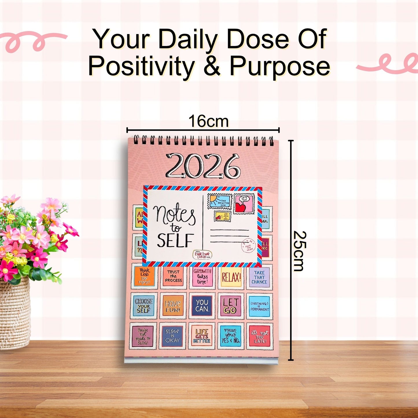 Notes to Self - 2026 Calendar with Launch Freebies