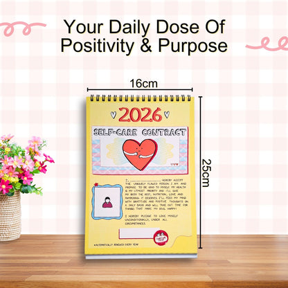 Self-care Contract - 2026 Calendar with Launch Freebies
