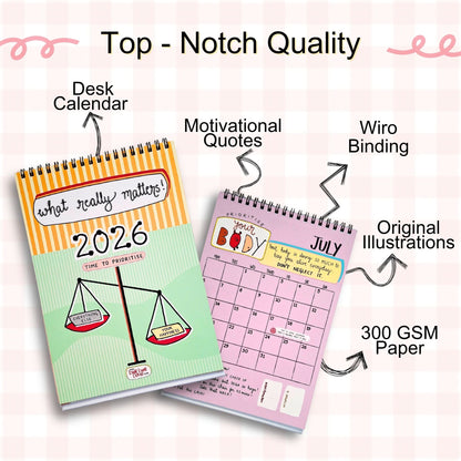 What Really Matters - 2026 Calendar with Launch Freebies