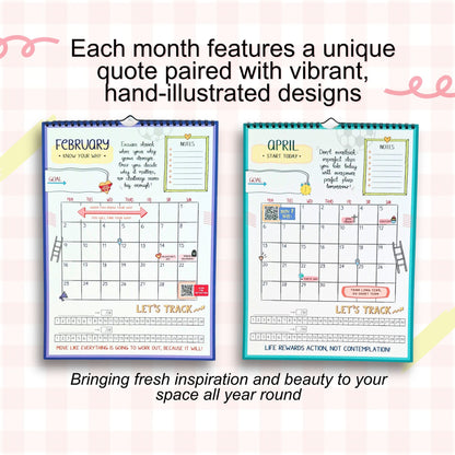 Small Steps, Big Changes - 2026 Wall Calendar with Launch Freebies