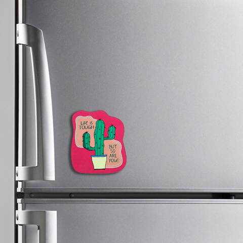 Combo of 2: You!, Life is Tough! Fridge Magnets
