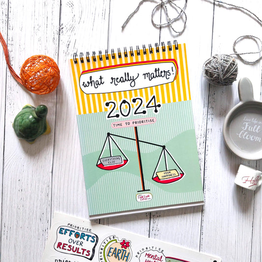 'What Really Matters' | 2024 Desk Calendar + LAUNCH FREEBIES
