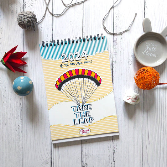 'Take the LEAP!' | 2024 Desk Calendar + LAUNCH FREEBIES