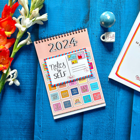 'Notes to Self' | 2024 Desk Calendar + LAUNCH FREEBIES!