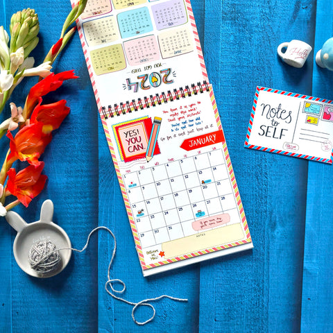 'Notes to Self' | 2024 Desk Calendar + LAUNCH FREEBIES!