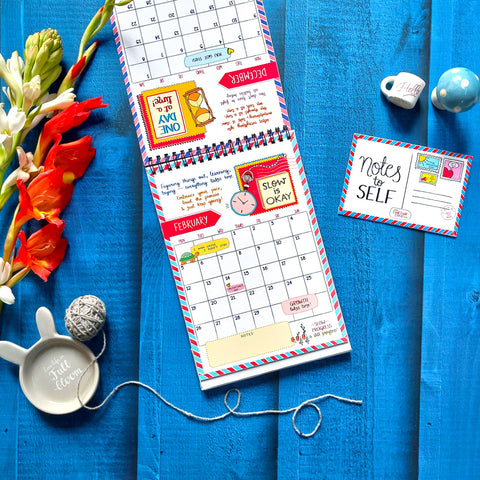'Notes to Self' | 2024 Desk Calendar + LAUNCH FREEBIES!