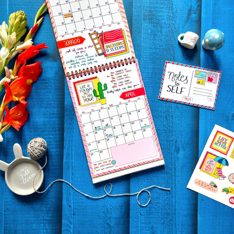 'Notes to Self' | 2024 Desk Calendar + LAUNCH FREEBIES!