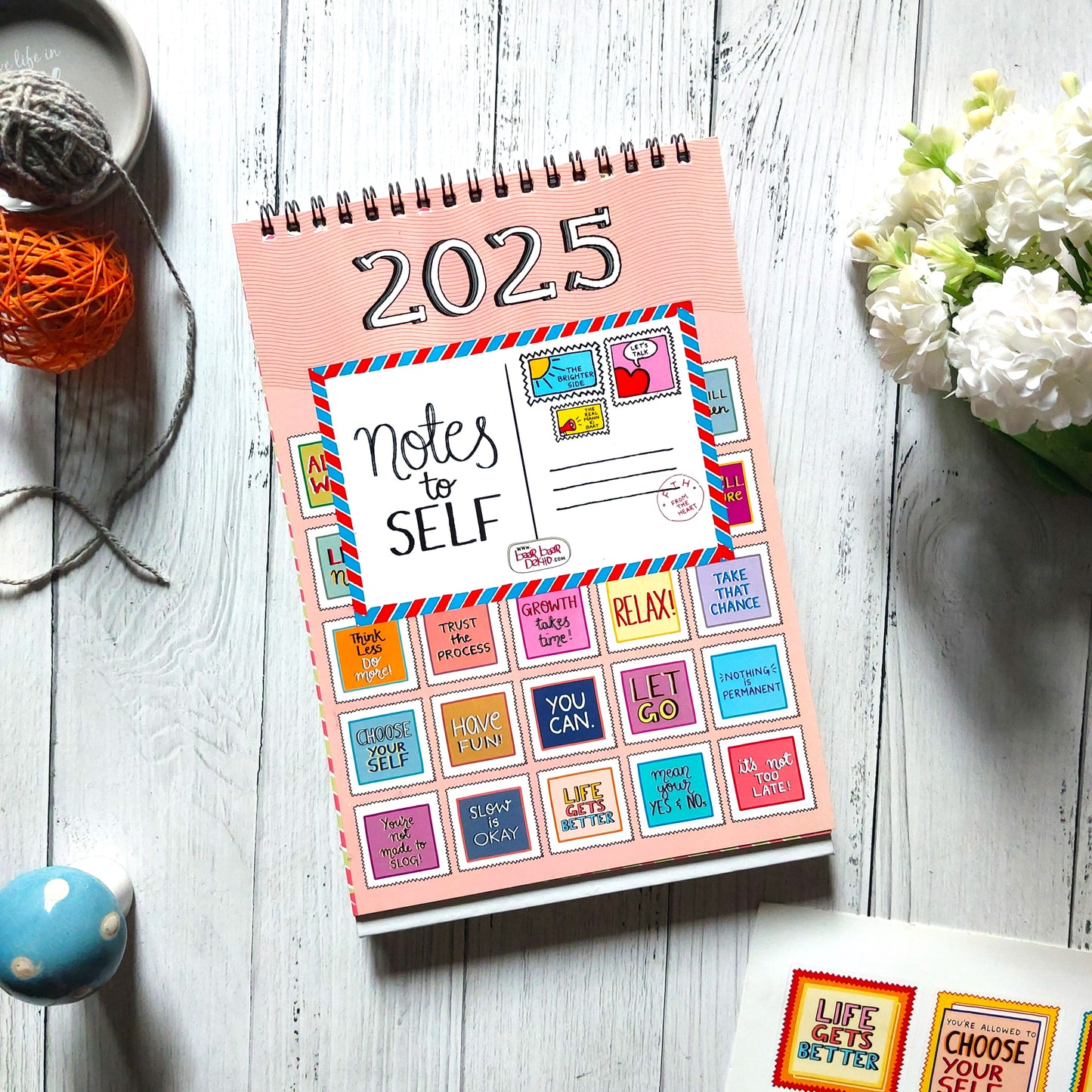 Notes to Self - 2025 Calendar with Launch Freebies