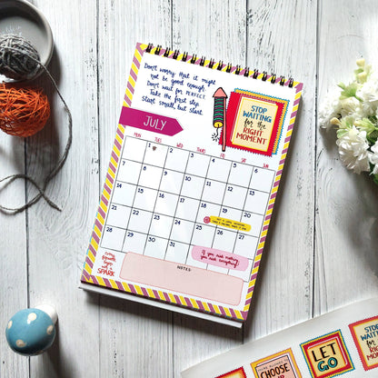 Notes to Self - 2025 Calendar with Launch Freebies