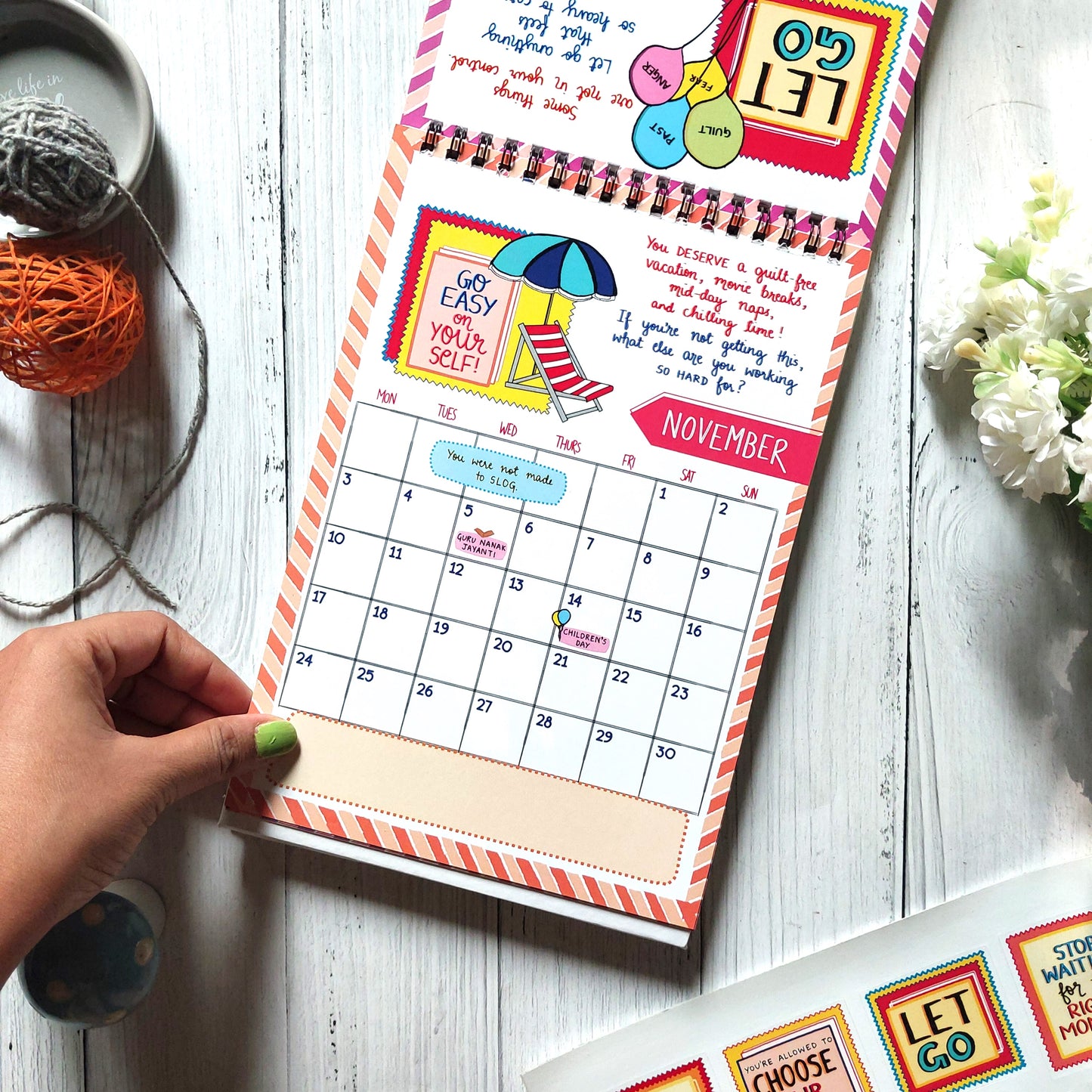 Notes to Self - 2025 Calendar with Launch Freebies