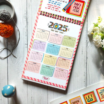 Notes to Self - 2025 Calendar with Launch Freebies
