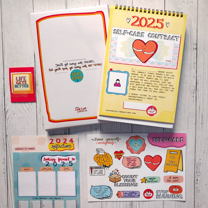2025 Calendar & Habit Tracker Combo + LAUNCH FREEBIES