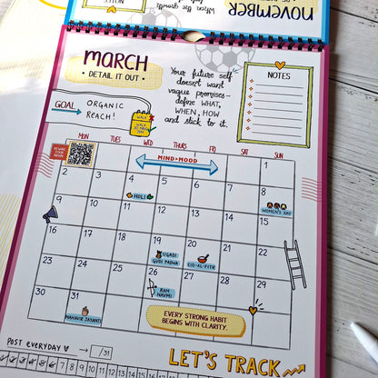 Small Steps, Big Changes - 2026 Wall Calendar with Launch Freebies
