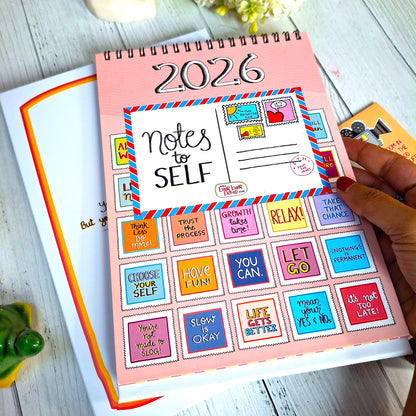 Notes to Self - 2026 Calendar with Launch Freebies