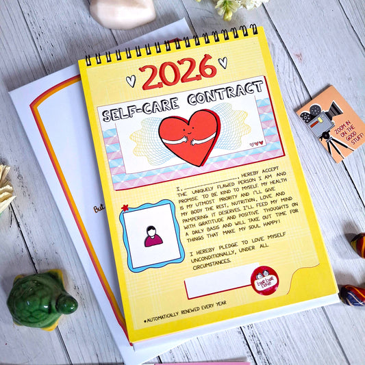 Self-care Contract - 2026 Calendar with Launch Freebies