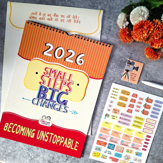 Small Steps, Big Changes - 2026 Wall Calendar with Launch Freebies