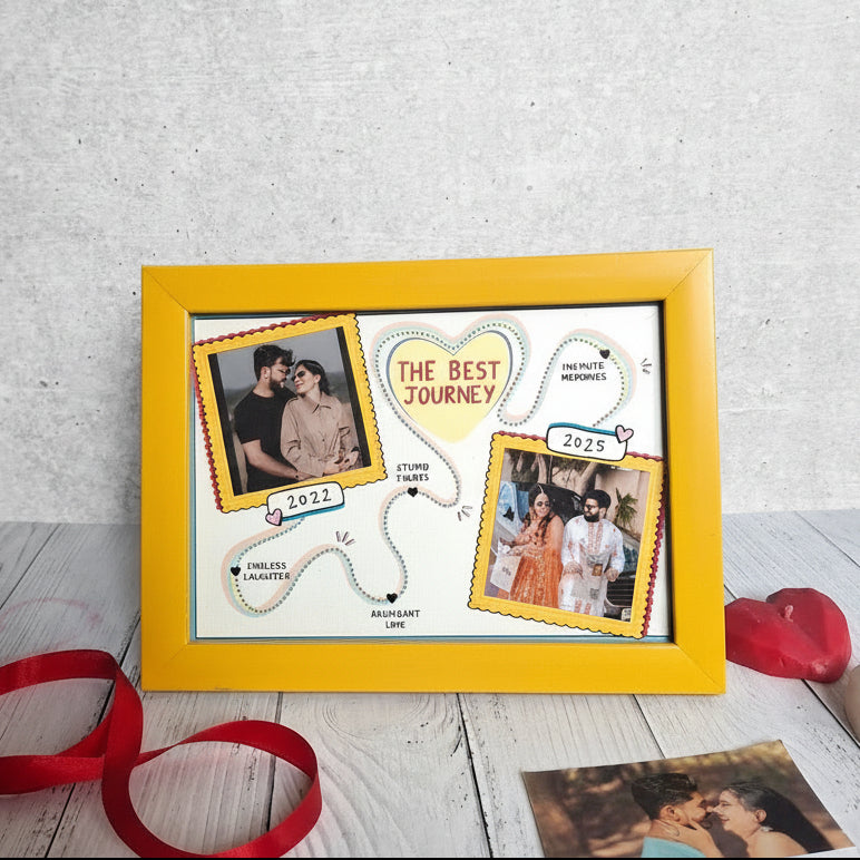 'TIME TRAVEL' Personalised Frame - Gift Baar Baar Dekho