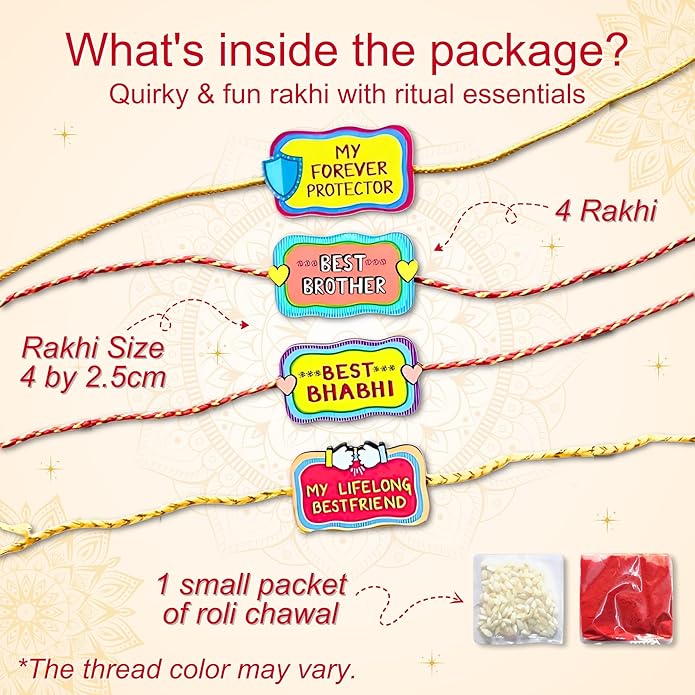 Combo of 5 - Rakhi