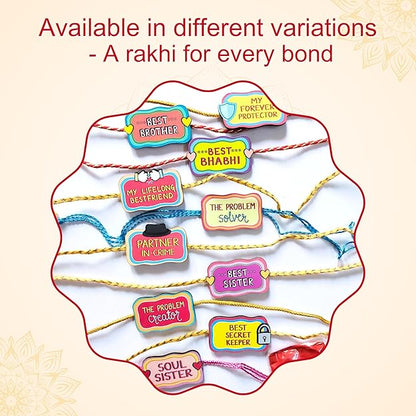 Combo of 2: Brother, sister - Rakhi