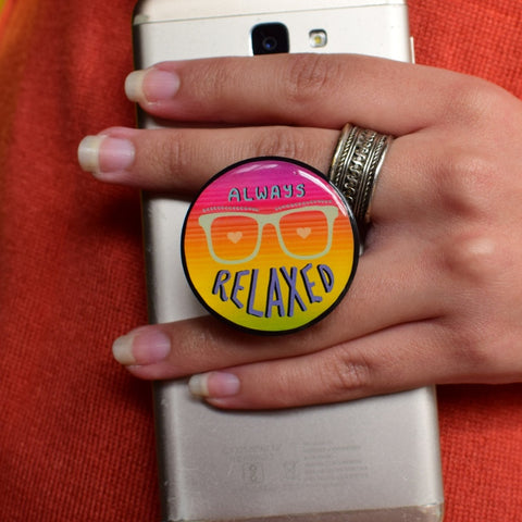 Always RELAXED! - Rainbow | Pop Holder