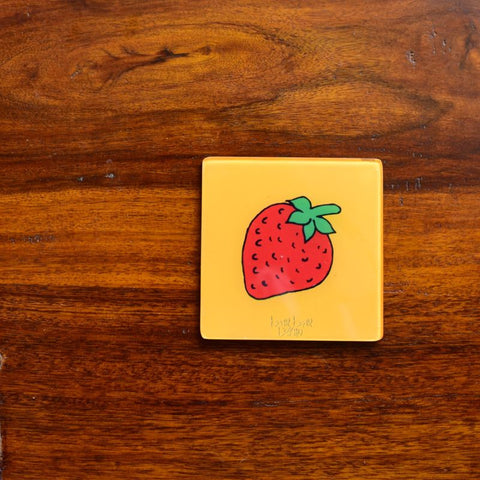 Strawberries over Lipsticks! | Coaster