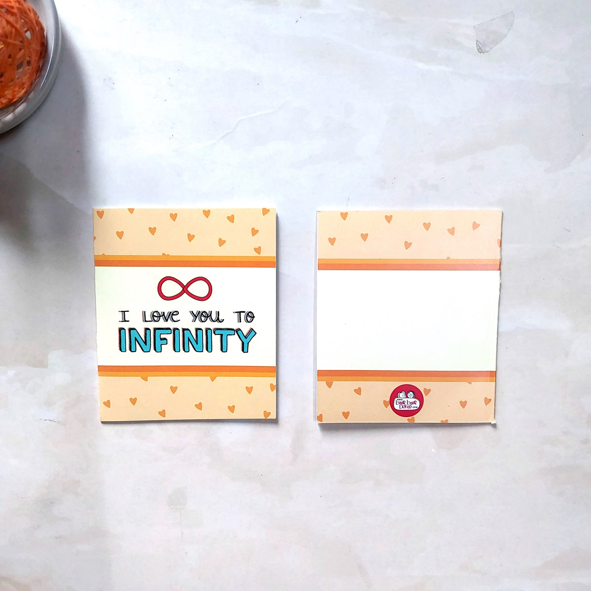 Infinity Unit Card Infinity - Greeting Card – Baar Baar Dekho