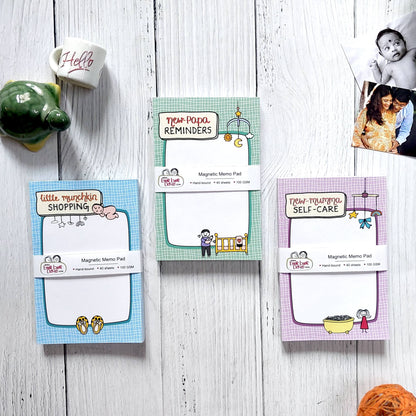  Magnetic Memo Pad - Pack of 3