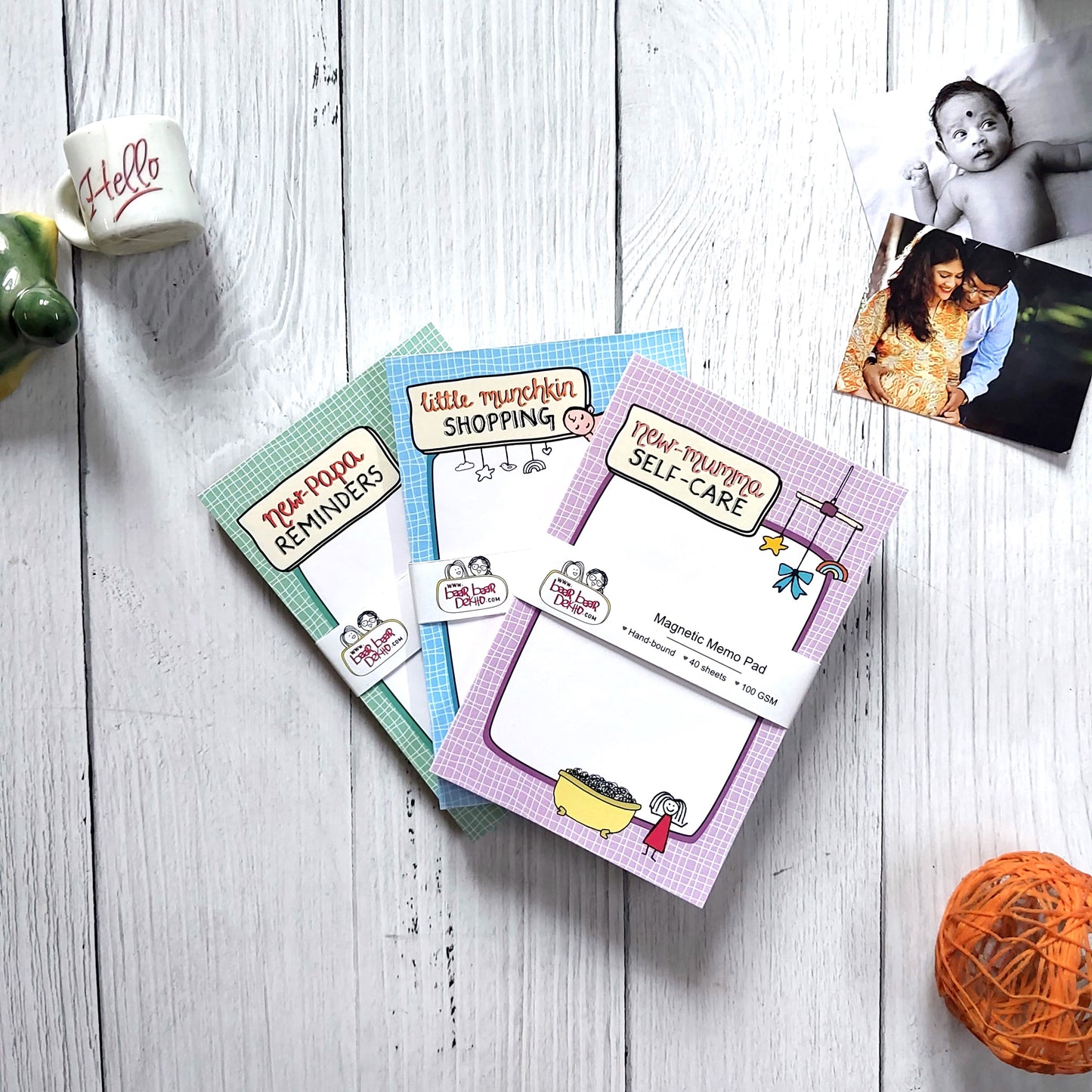  Magnetic Memo Pad - Pack of 3