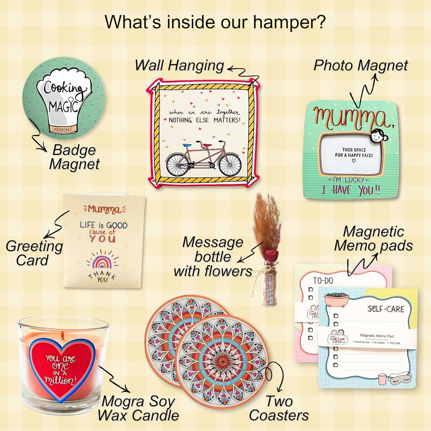 Mom, you light up our life! - Gift Hamper - Mother's Day