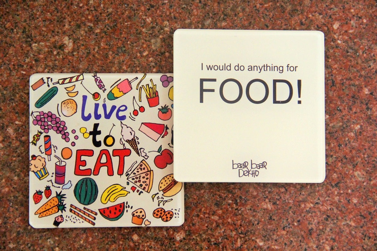 Live to EAT! - Coaster