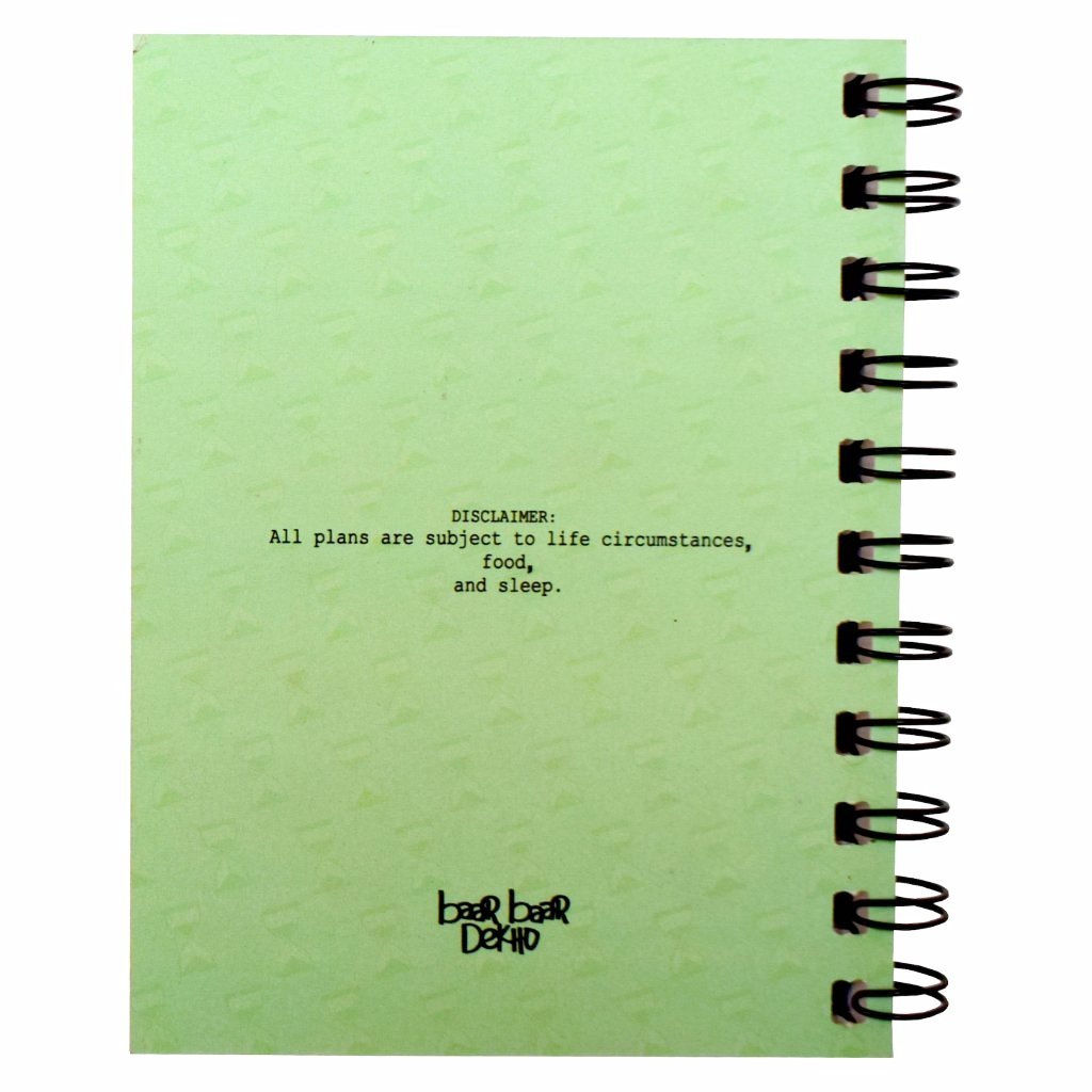 Plan Ke Mutabik (Hourglass) - Pocket Notebook